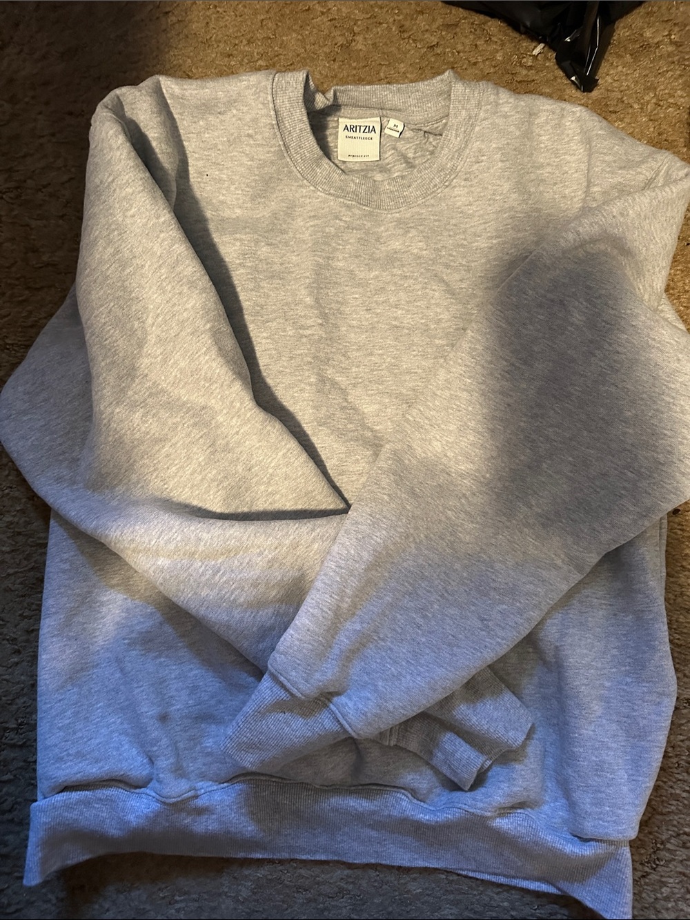 Aritzia Women’s Light Grey Crewneck Sweatshirt
